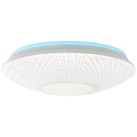 BRILLIANT Lampe Lucian LED Deckenleuchte 50cm weiß | 1x 3 LED integriert, (3125lm, 3000-6000K) | Stufenlos dimmbar