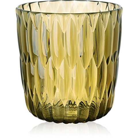 Kartell 1227E2 Vase Jelly, 25 x 23,5 cm, grün