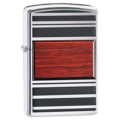 Zippo 2004257 Feuerzeug 250 "Steel and Wood