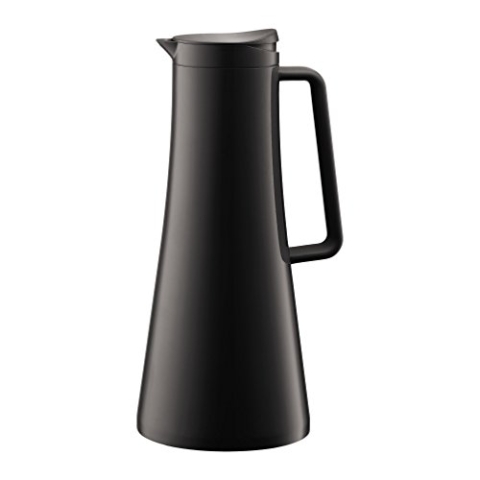 Bodum BISTRO Thermoskanne (Isoliert, Knopfdruckmechanismus, 1,1 liters) schwarz