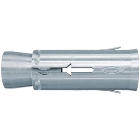 fischer Hohldeckenanker Dübel FHY M10, elektroverzinkt, für Hohlraumplatten und Hohldecken, 20 Stück, Silber