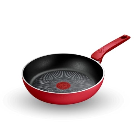 Tefal Daily Expert C2890402 Pfanne 24 cm, Induktion, Antihaftbeschichtung, Temperaturanzeige, tiefe Form, bequemer Griff, leckeres und gesundes Essen, Made in France, Daily Expert C2890402
