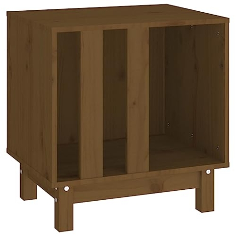 vidaXL Hundehütte Honigbraun 50x40x52cm Massivholz Kiefer Hundehaus Hundebett