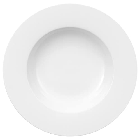 Villeroy & Boch Royal Pastateller, 6er Set, 30 cm, Premium Bone Porzellan, Weiß