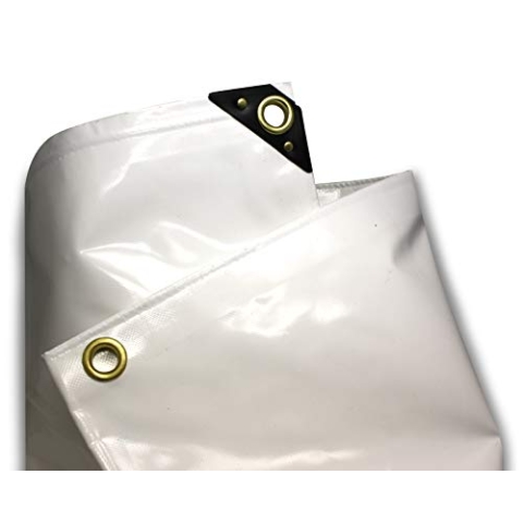 6,50€/m² PVC LKW Plane Abdeckplane 3 x 6 m 650g/m² Weiss
