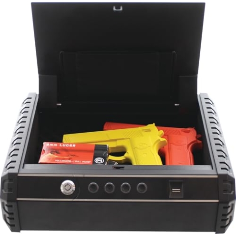 Rottner Pistolenkassette Schutzbox Kevin XL Fingerprintschloss