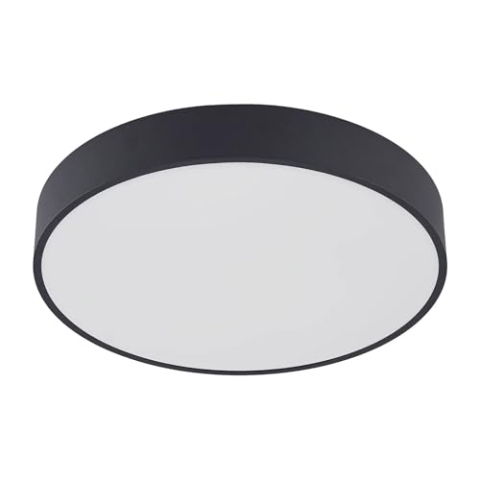Arcchio LED Deckenleuchte Vanida (Modern) in Schwarz aus Aluminium (1 flammig,) - Lampe Deckenlampe Küchenleuchte