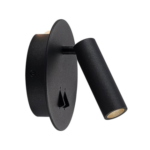 Lucande LED Wandleuchte, Wandlampe Innen Magya (Modern) in Schwarz aus Aluminium (2 flammig) - Wandstrahler Wandbeleuchtung Schlafzimmer/Wohnzimmer Wohnzimmerleuchte