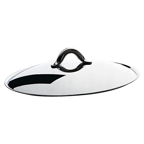Alessi "MAMI" Deckel aus Edelstahl, 24 cm, Silber