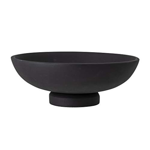 Bloomingville Jeed Schale aus Mangoholz in der Farbe Schwarz, 11,5x 30,5 cm, 2L, 82050442