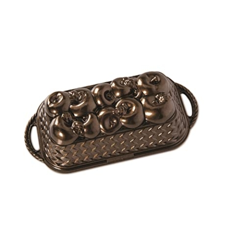Nordic Ware Kastenform, Apfelkorb, für 6 Tassen, bronzefarben