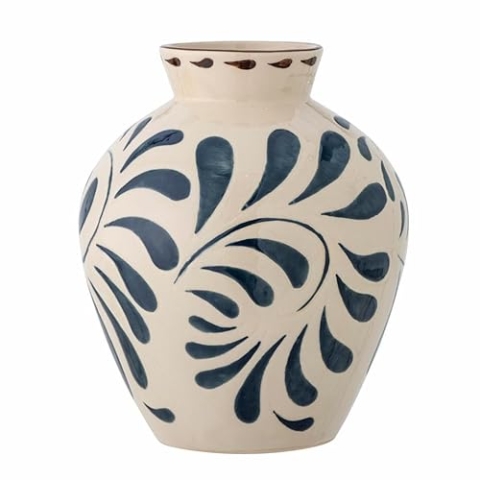 Heikki Vase, Blue, Steingut