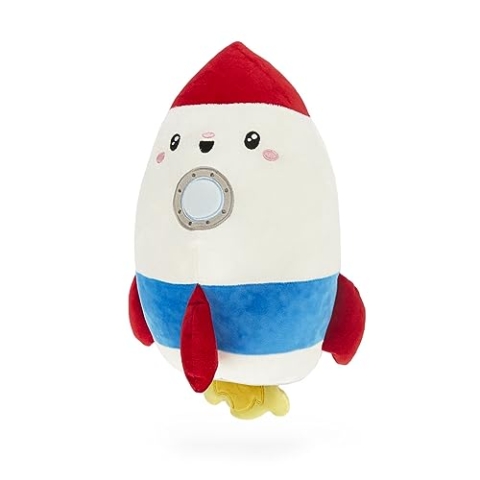 balvi Kissen Rocket Farbe Rot und Blau Eine weiche und gleichzeitig dekorative Rakete Aus Polyester
