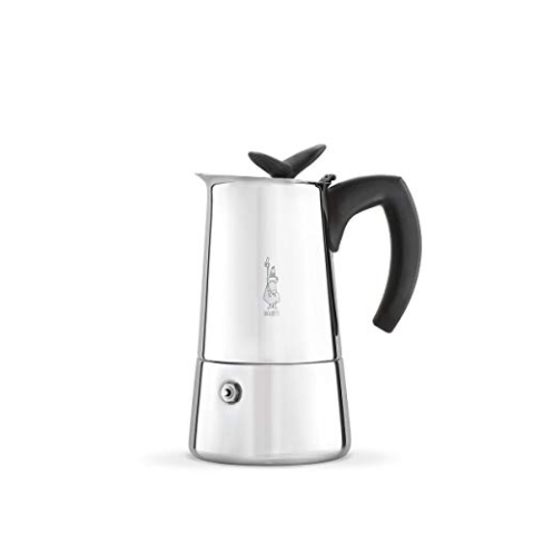 Bialetti Musa ist die ultimative Kombination aus traditioneller Funktionalität von Stahl für eine Kaffeemaschine, die eine einladende Atmosphäre in Ihrer Küche schafft (Verpackung kann variieren)