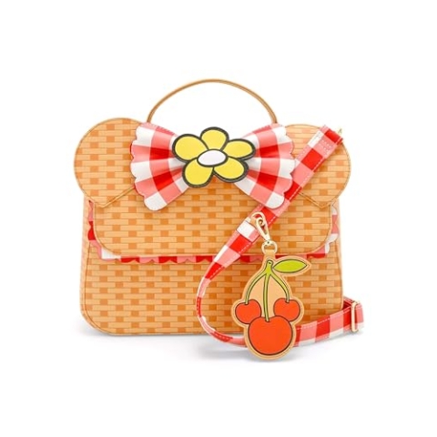 Minnie & Mickey Loungefly - Minnie Picnic Basketball Damen Handtasche Mehrfarbig PU