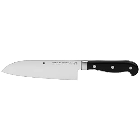WMF Spitzenklasse Plus Santoku Messer 32 cm, Küchenmesser, Made in Germany, Messer geschmiedet, Performance Cut, Spezialklingenstahl, Klinge 18 cm