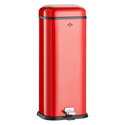 Wesco Abfalleimer mit Dämpfer Superboy, 20 Liter, rot