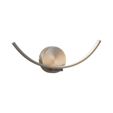 Lindby LED Wandleuchte, Wandlampe Innen Iven (Modern) in Alu aus Metall (1 flammig) - Wandfluter Wandstrahler Wandbeleuchtung Schlafzimmer/Wohnzimmer Wohnzimmerleuchte