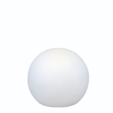 BULY-Lampe für den Außenbereich, RGB, solarbetrieben, wiederaufladbar, Ø40 cm, Weiß