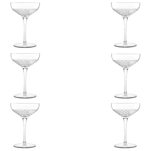 Bormioli Luigi Kelch Roma 1960 Packung 6 Stk. CL.30 Cocktail Coupe