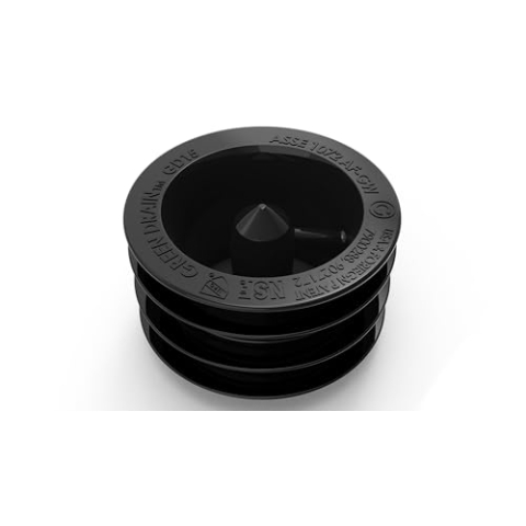 G Green Drain Wasserlose Fangdichtung, Schwarz, Silikon, 3,8 cm