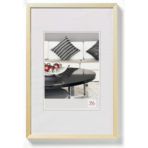 walther design Bilderrahmen gold 42 x 59,4 cm (DIN A2) Aluminium Chair Alurahmen AJ426G
