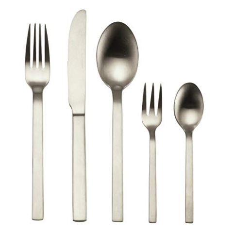Echtwerk EW-BS-1130 Tafelbesteck Milos, 30-teilig, für 6 Personen, Edelstahl 18/10, Besteckset inkl. Aufbewahrungs-Kassette