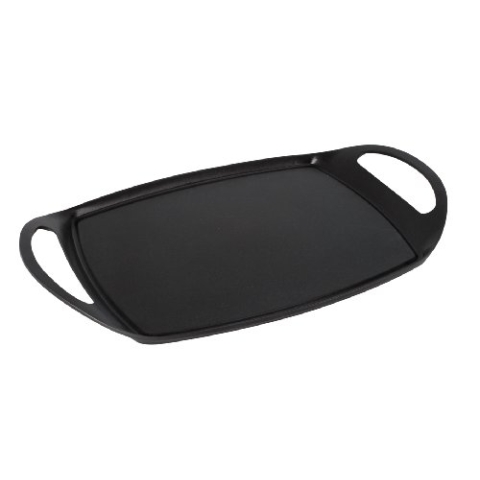 Crealys 513604 Plancha, 47 cm, Aluguss, Schwarz