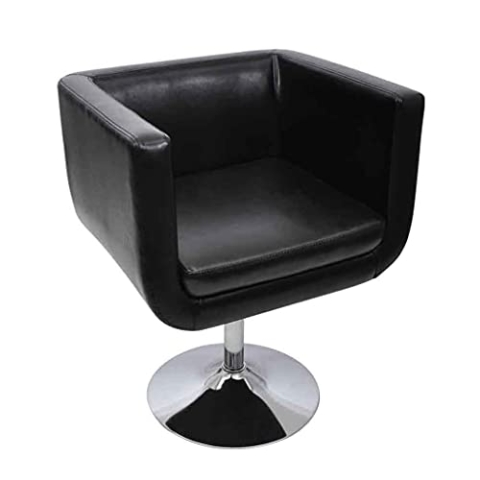 vidaXL Lounge Sessel Clubsessel Barhocker Drehstuhl Cocktailsessel Drehsessel schwarz