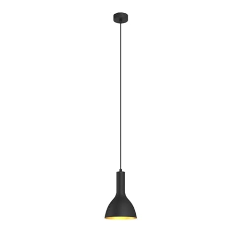 Arcchio Pendelleuchte Cosmina (Modern) in Schwarz aus Metall (1 flammig, E27) - Deckenlampe Esstischlampe Hängelampe Hängeleuchte Küchenleuchte
