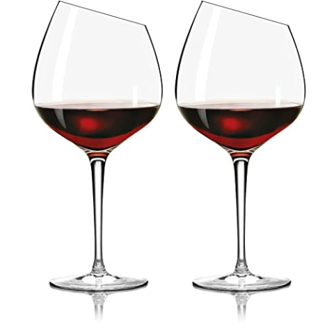 EVA SOLO | Bourgogne 2 Stück | Außergewöhnliches mundgeblasenes Glas | Weingläser