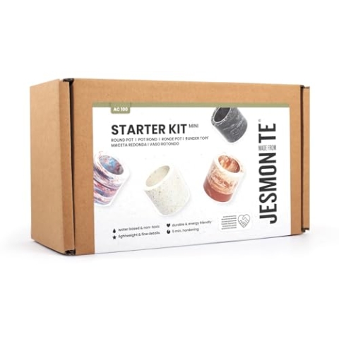Set Jesmonite – runder Topf