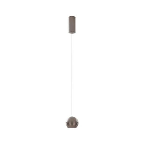 Lucande LED Plarion (Design, Modern) in Alu aus Aluminium (1 flammig) Wohnzimmerleuchte