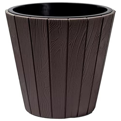 WOODE 54L Topf, Abmessungen (mm) 488x488x457, Farbe Braun
