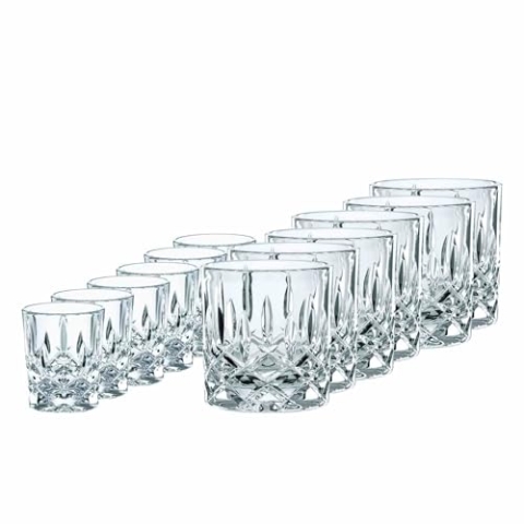 Nachtmann 102390 Noblesse Partyset 12tlg (1 Set) Tumbler und Schnapsstamer im Set