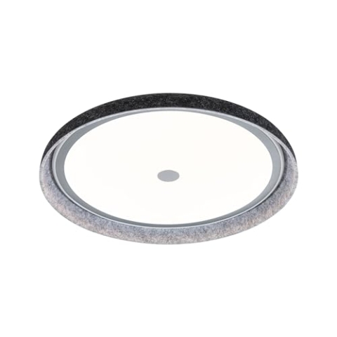 Paulmann 79981 LED Deckenleuchte 3-Step-Dim Zarina 34W Anthrazit 2700K Filzleuchte 3400lm