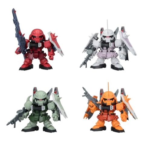 BANDAI Hobby KIT BB Senshi Gundam ZGMF ZAKU Serie Set