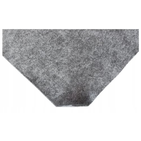 TAPHICEROS Filzstoff, Grau, 500cm x 150cm 2mm, Nadelfilz Superflex, Bespannstoff aus Filz, Meterware, Innenraumverkleidung Bezugsstoff Bastefilz für DIY Auto Box Liner