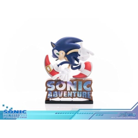 First4Figures Sonic Adventure Statue PVC Sonic The Hedgehog Edition Standard 21 cm, Blau