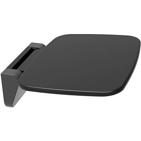 Wiesbaden Saqu Duschsitz 35x39,2x11,7 cm Schwarz