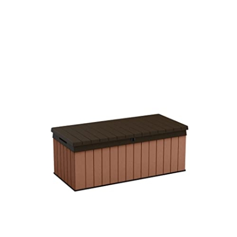 Keter Darwin Aufbewahrungsbox für den Außenbereich, 380 Liter, 142 x 65 x 54 cm