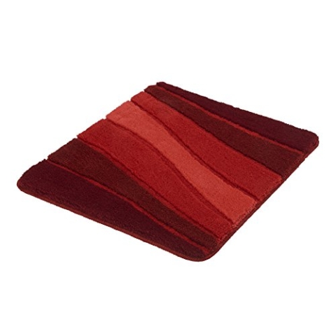 Meusch Badteppich Ocean rot 55 x 65 cm, Granat