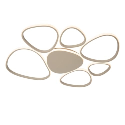 LUCIDE SAMLING - Deckenleuchte - LED Dim. - CCT - 1x72W 2700K/4000K - Taupe