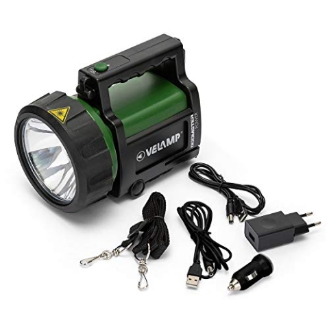 Velamp IR666LED-5W LED-Akku-Handscheinwerfer-Set "Doomster Power", 5 W