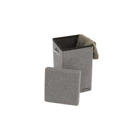 Outwell Schraube mit hoher Sitz-Aufbewahrungsbox Stuhl + Box, grau, Einheitsgröße