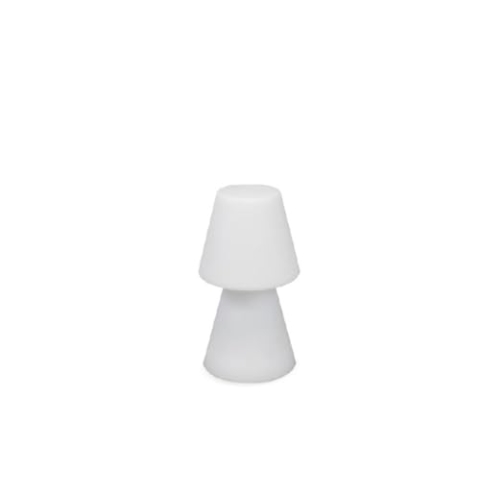New Garden LUMLL045OFNW Energisparlampe, Plastik, 15 W, E27, weiß, Durchmesser 25 cm, höhe 45 cm