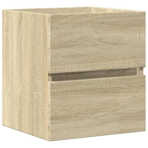 vidaXL Waschbeckenunterschrank Sonoma-Eiche 41x38,5x45cm Holzwerkstoff, Badmöbel, Badezimmer Schrank, Waschbeckenschrank, Badschrank