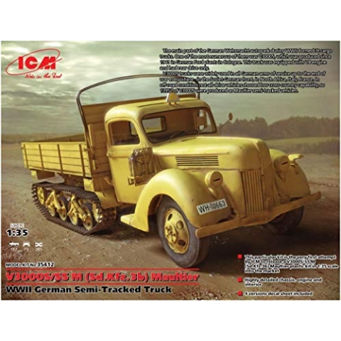 ICM 35412-1/35 V3000S/SSM, Sonderkraftfahrzeug 3B, Maultier, Grau