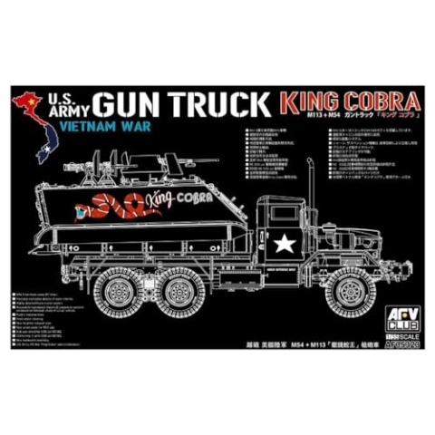 Unbekannt AFV-Club 35323 _ U.S.Army Vietnam War Gun-Truck King Cobra M113+M54 _ 1:35