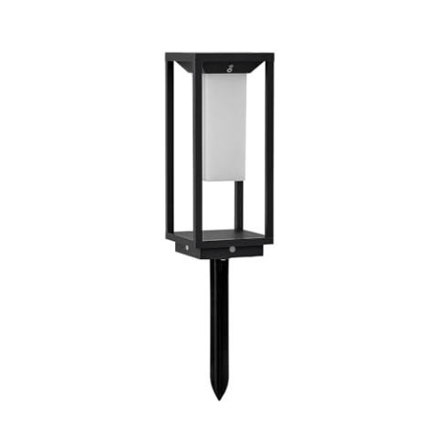 Lucande LED Solarleuchten 'Eliel' (spritzwassergeschützt) (Modern) in Schwarz aus Aluminium (1 flammig,) - Solarlampe, Solarleuchte Garten